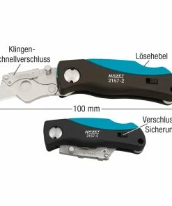 Hazet Werkzeug, Universal-Klappmesser, Inkl. 5 Ersatzklingen