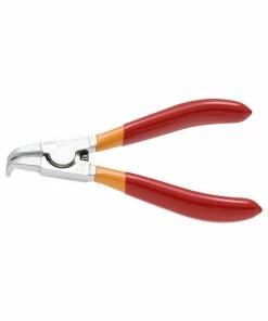 Unior Zange F&uuml;r Sicherungsringe, Au&szlig;en, Gebogen, 140 X 3 - 10